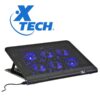 Base Enfriadora Xtech Xta Para Laptop Inclinable Niveles Con