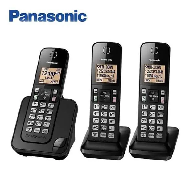 TELEFONO INALAMBRICO 3X1 PANASONIC KX-TGC353 DECT 6.0 C-ID 1.9 GHz