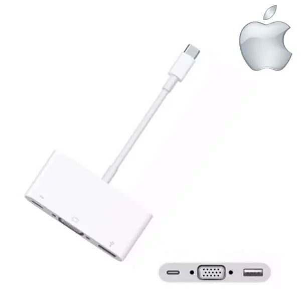 Cable Adaptador Mac Apple Usb-c A Vga, Usb, Usb-c