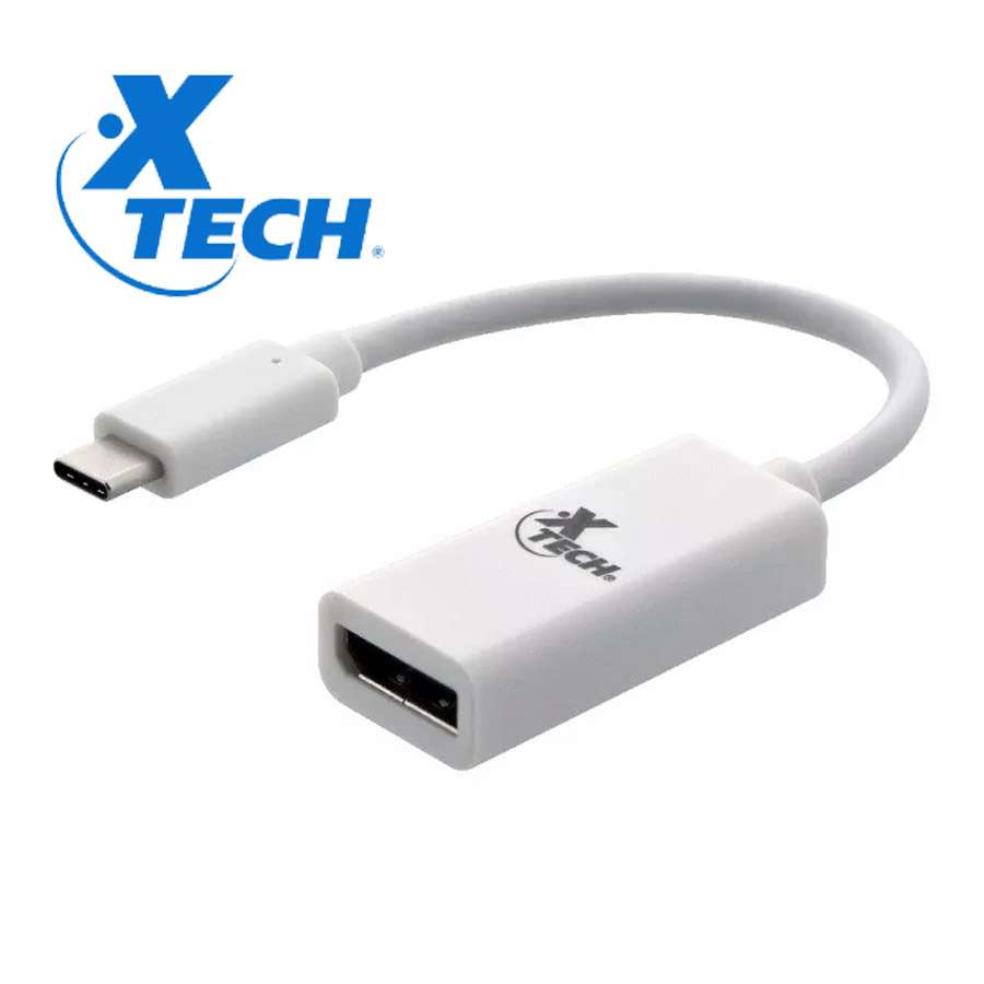 picnic Enlace Hacer la cama ADAPTADOR VIDEO XTECH XTC-555 USB-C A DISPLAY PORT HD 4K | TECNIT