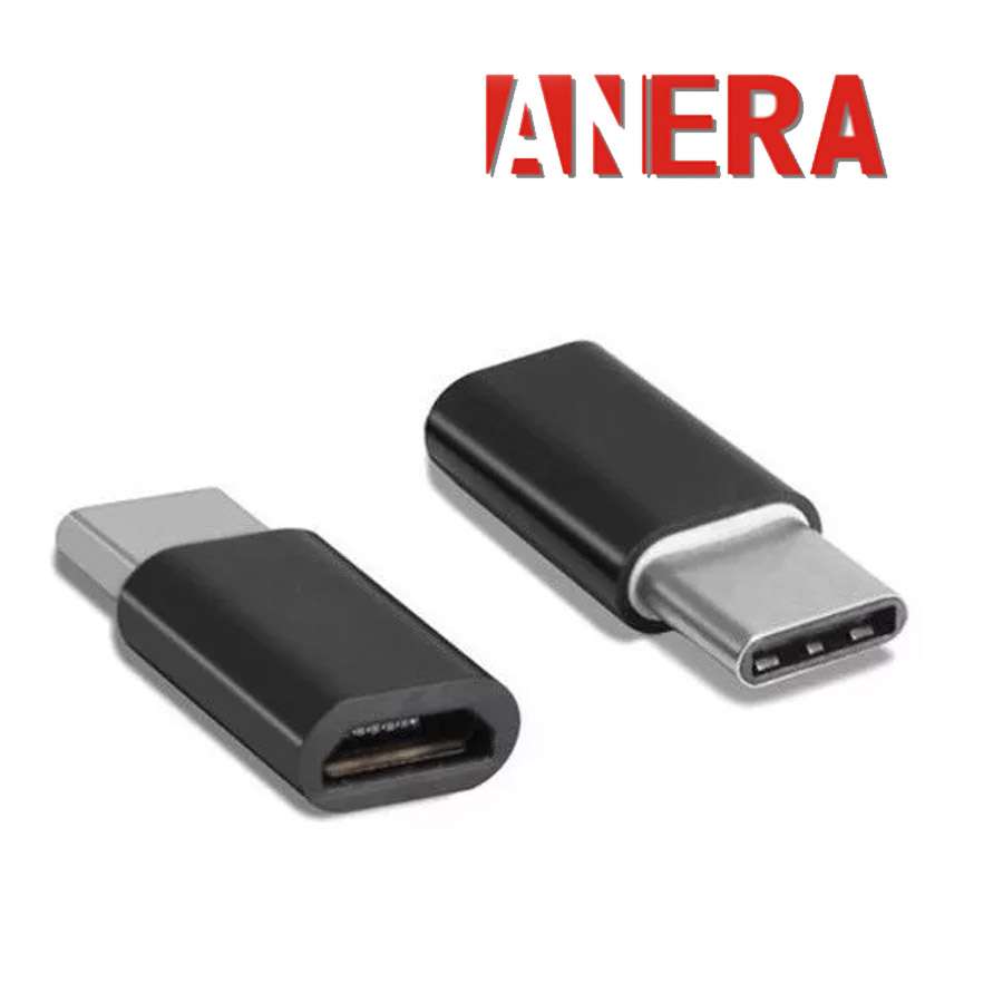 ADAPTADOR USB-C A MICRO USB PARA TABLETS, HUAWEI P9 / P10, SAMSUNG GALAXY  S9 / S8