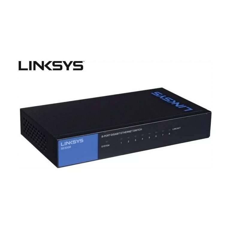 Switch Linksys Se3008 De 8 Puertos Gigabit Tecnit 2469