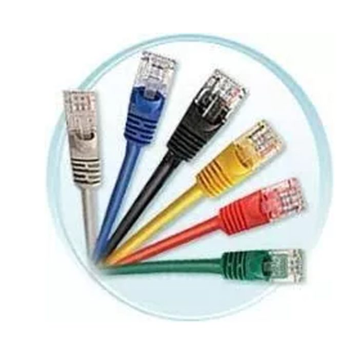 Cable de red ghia 3 mts 9 pies patch cord rj45 cat 5e utp azul