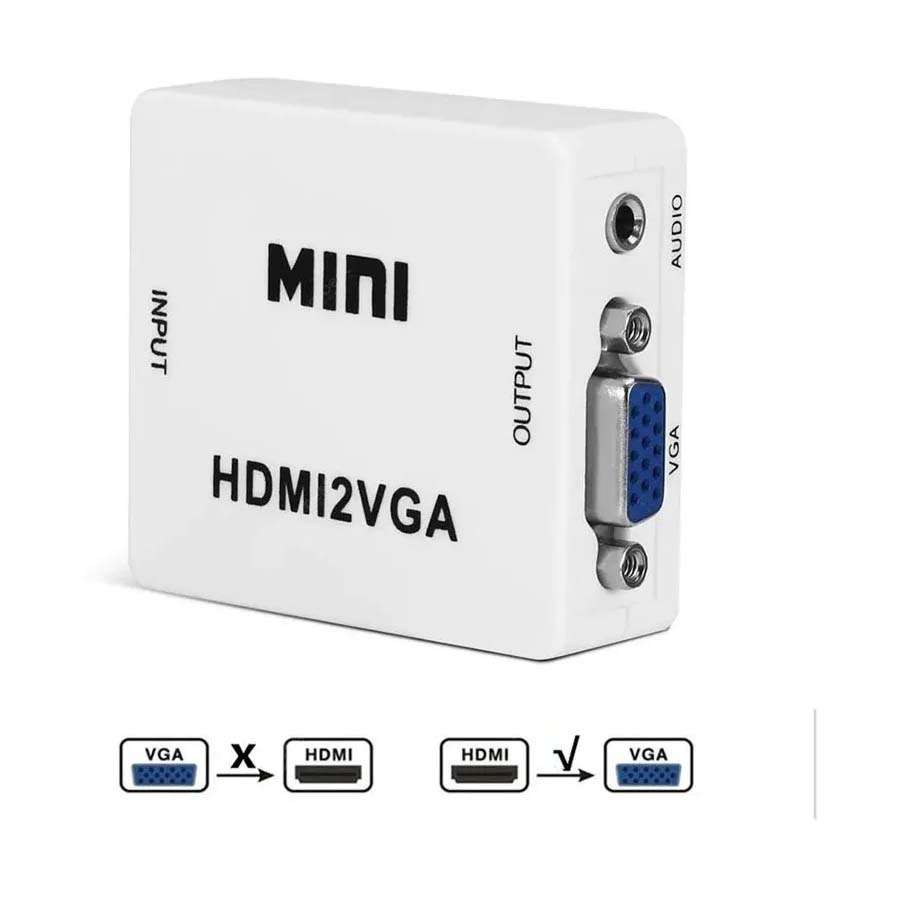 CONVERTIDOR DE HDMI A VGA HDMI2VGA - Zona Digital