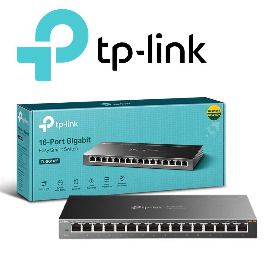 Switch Tp-Link Tl-Sg116 16 Puertos Gigabit