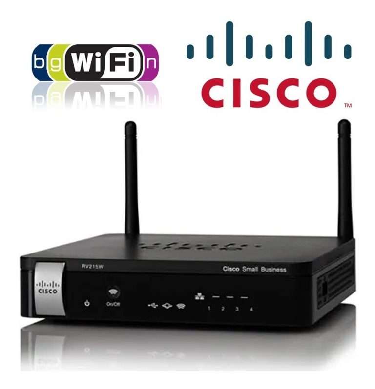 ROUTER WIRELESS N CISCO SMB RV215W VPN FIREWALL DOS ANTENAS 300Mbps USB ...