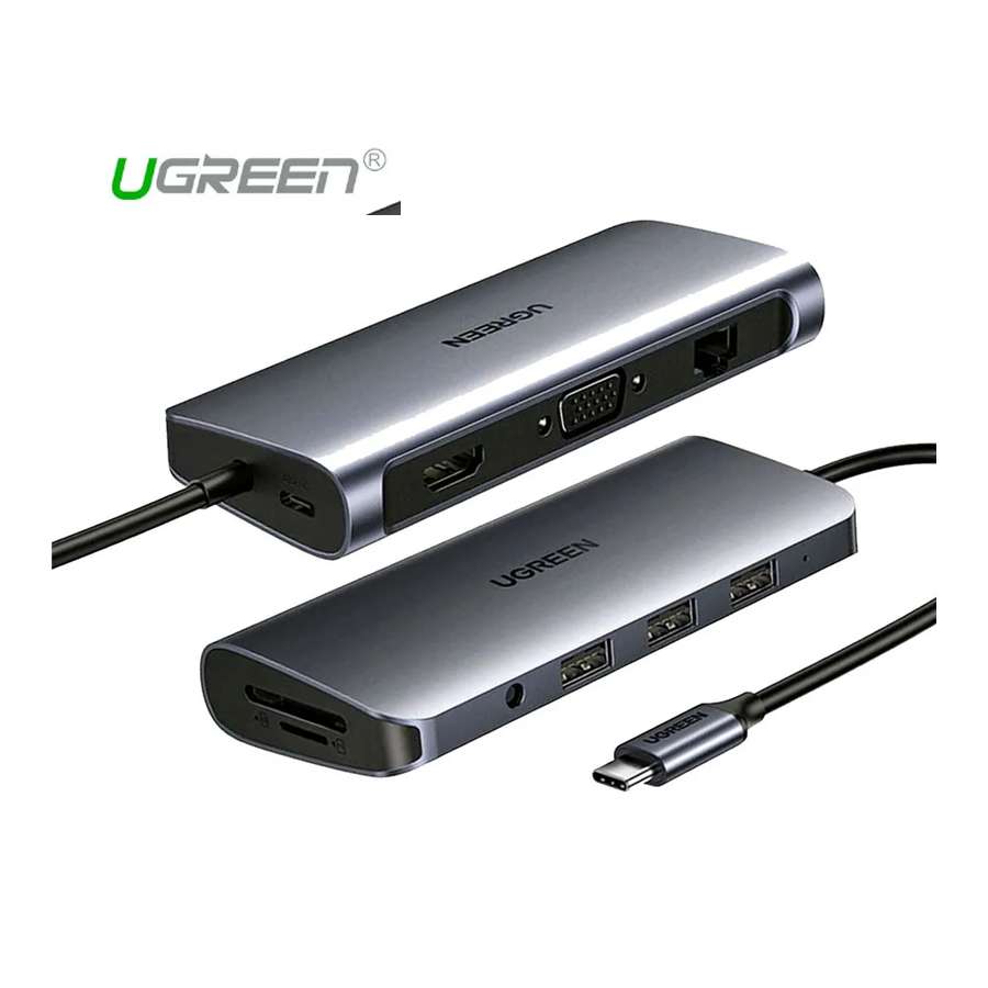 Adaptador de carga y auriculares USB C 2 en 1 Ugreen