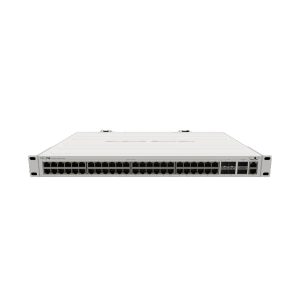 CLOUD SWITCH MIKROTIK CRS354-48P-4S+2Q+RM ADMINISTRABLE L3/L2 DE 48 PUERTOS GIGABIT 10/100/1000 PoE+ 700W + 4x10G + 40G QSFP