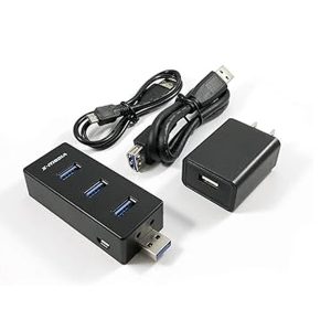 MINI HUB X-MEDIA XM-UH3004A DE 4 PUERTOS USB 3.0 EXPANDIBLE + ADAPTADOR