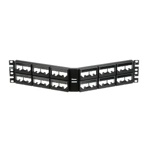 PATCH PANEL PANDUIT CPPLA48WBLY MODULAR EN ANGULO CAT6 48 PUERTOS PAN-NET
