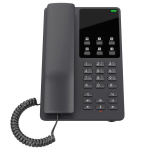 TELEFONO IP GRANDSTREAM GHP621 COMPACTO HOTEL 2 CUENTAS SIP CON UN PUERTO 10/100 Mbps PoE