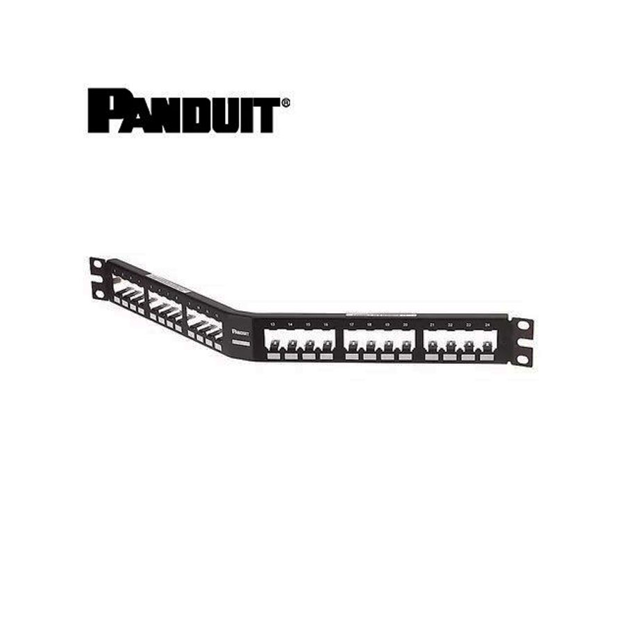 PATCH-PANEL-PANDUIT-CPA24BLY-MODULAR-ANGULO-CAT6-24-PUERTOS