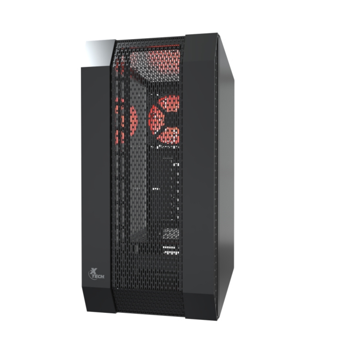 CASE GAMER XTECH XT-GMR3 ATX MEDIA TORRE NEGRO CON TAPA TRASLUCIDA SIN FUENTE