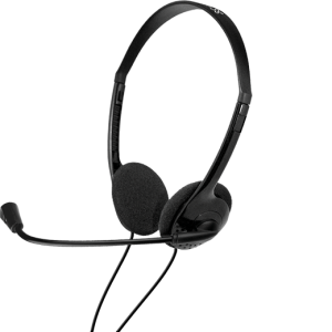 HEADSET KLIP XTREME KSH-290 SEKUAL CON MICROFON Y CONTROL DE VOLUMEN, USB NEGRO