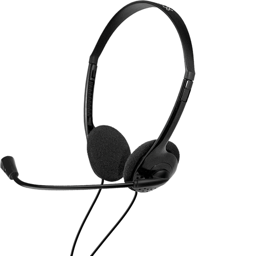 HEADSET KLIP XTREME KSH-290 SEKUAL CON MICROFON Y CONTROL DE VOLUMEN, USB NEGRO