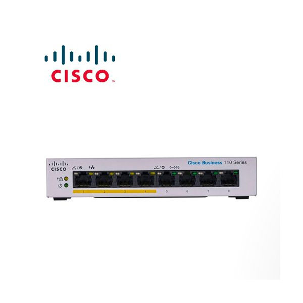 SWITCH-CISCO-CBS110-8PP-D-NA