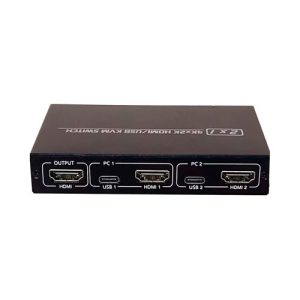 SWITCH KVM AIMOS AM-KVM201-CL DE 2 PUERTOS HDMI 4K