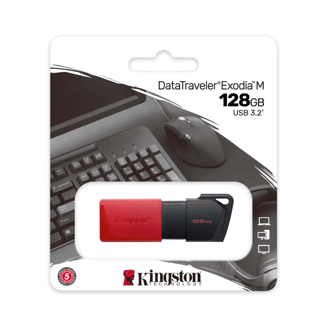 FLASH MEMORY KINGSTON DTXM/128GB DE 128GB DATA TRAVEL EXODIA G1 USB 3.2