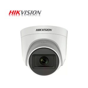 CAMARA DE VIGILANCIA HD TIPO DOMO DS-2CE76H0T-ITPFS 5MP 2.8mm IP67 DIA Y NOCHE EXIR (plastico)