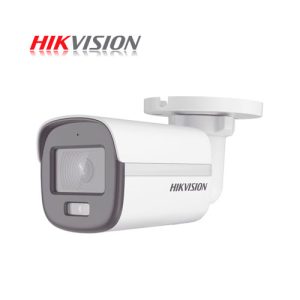 CAMARA DE VIGILANCIA TURBO HD BALA HIKVISION DS-2CE10DF0T-F 2MP 1080P 2.8mm IP67 DIA Y NOCHE COLORVU