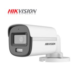 CAMARA DE VIGILANCIA TURBO HD BALA HIKVISION DS-2CE10KF0T-FS 5MP 1080P 2.8mm IP67 DIA Y NOCHE COLORVU