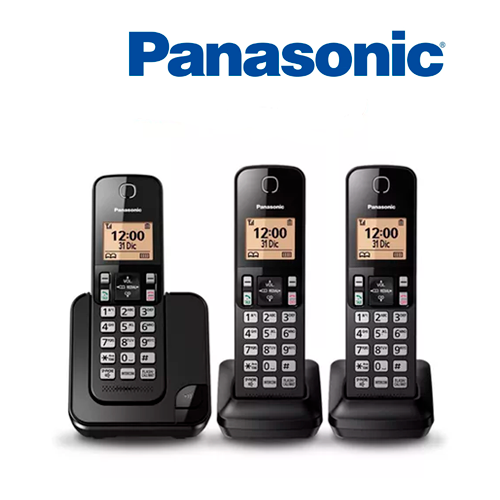Teléfono Inalámbrico Dect PANASONIC ID TGC352 Negro