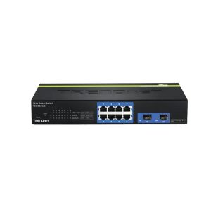 SWITCH TRENDNET SMART TEG-082WS DE 8 PUERTOS GIGABIT + 2 PUERTOS SFP RACKEABLE