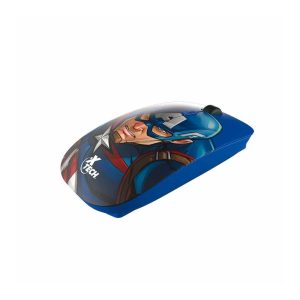 MOUSE INALAMBRICO XTECH XTM-M340CA MARVEL CAPTAIN AMERICA 4 BOTONES