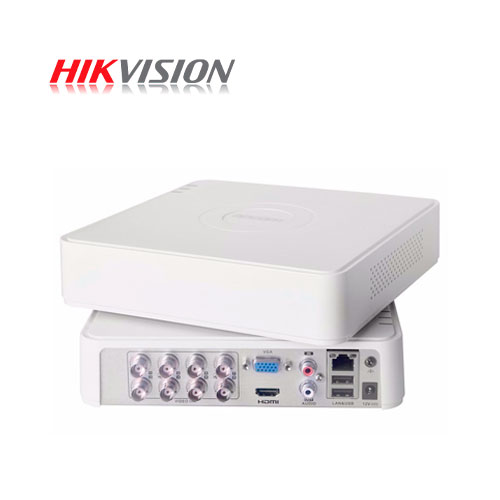 GRABADOR DE VIDEO DVR 8CH HIKVISION DS-7108HGHI-M1 MINI TURBO HD 8 PUERTOS BNC, 2x USB2.0, HDMI,VGA