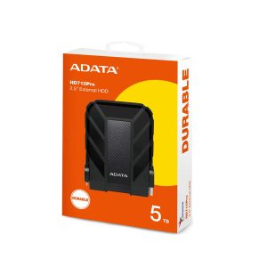 DISCO DURO ADATA AHD710P-5TU31-CBK EXTERNO USB 3.2 DE 5TB 2.5" ANTI GOLPES NEGRO