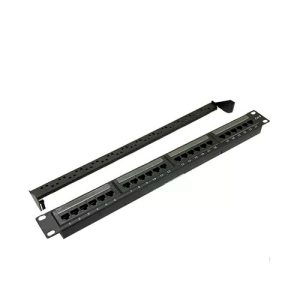 PATCH PANEL OWIRE CAT6 24 PUERTOS PARA RACK 1U