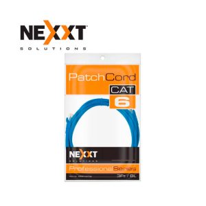 PATCH CORD UTP NEXXT AB361NXT02 AZUL CAT6 3PIES