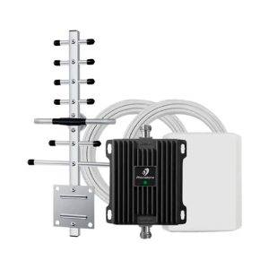 KIT AMPLIFICADOR CELULAR PHONETONE AN-CA65 850/2100MHz 3G/4G 65dB + ANTENA OUT. YAGI 12dBI 15m + ANTENA IND. PANEL 8dBi
