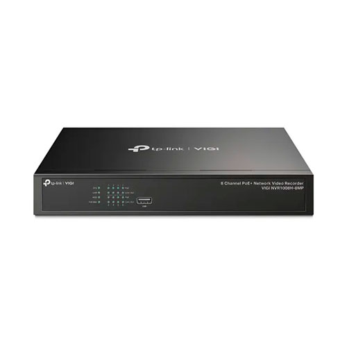 NVR VIGI 8CH TP-LINK NVR1008H-8MP, 8 PUERTOS PoE+