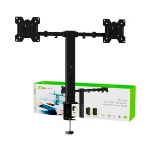 SOPORTE DE DOBLE MONITOR PARA ESCRITORIO KLIP XTREME KMM-510
