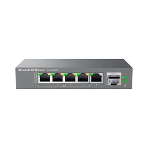 SWITCH GRANDSTREAM GWN7700MP DE 5 PUERTOS MULTIGIGABIT 100/1000/2500MBPS CON 4 PUERTOS POE 57W + 1 SFP+ 10GIGABIT