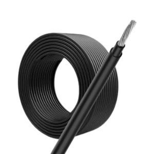 ROLLO DE CABLE SOLAR LEADER PV1-F 1 CORE NEGRO