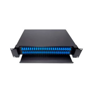 PANEL DE FIBRA OPTICA ODF 48 PUERTOS CON ADAPTADOR Y PIGTAILS SC/UPC