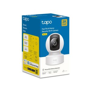 CAMARA DE VIGILANCIA WIFI PTZ TP-LINK TAPO C232 3K 5MP MICRO-SD, AUDIO, DIA Y NOCHE, AI