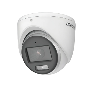 CAMARA DE VIGILANCIA TURBO HD DOMO HIKVISION DS-2CE70DF0T-LPFS 2MP 1080P 2.8mm DIA Y NOCHE, SOPORTA AUDIO, COLORVU HIBRIDA (plás