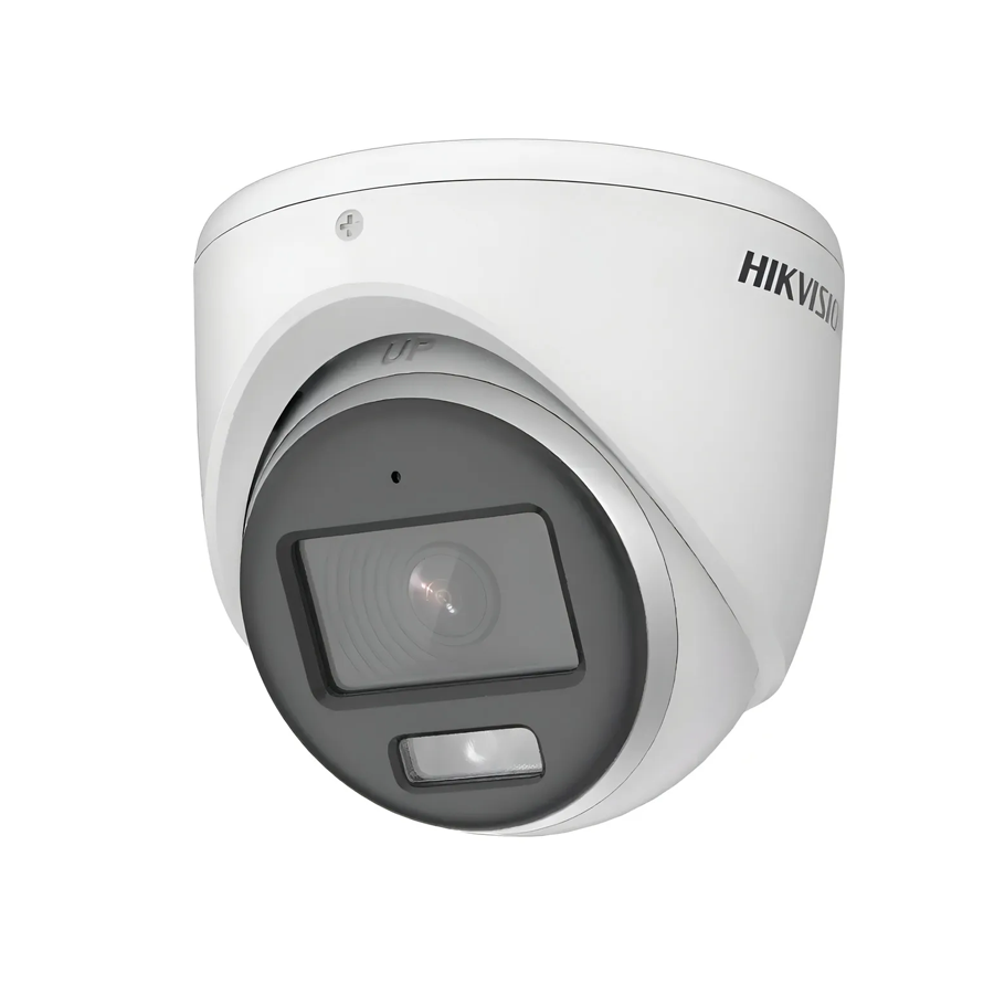 CAMARA DE VIGILANCIA TURBO HD DOMO HIKVISION DS-2CE70DF0T-LPFS 2MP 1080P 2.8mm DIA Y NOCHE, SOPORTA AUDIO, COLORVU HIBRIDA (plás