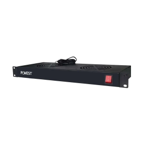KIT DE VENTILACION POWEST NKITV-2317 DOBLE CON CHASIS PARA RACK 1UR