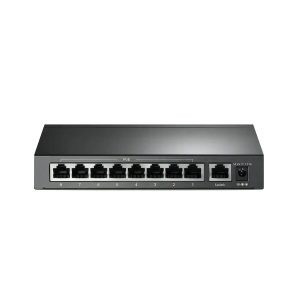 SWITCH TP-LINK TL-SF1009P DE 8 PUERTOS FE 10/100 PoE+ 65W + 1 FE UP
