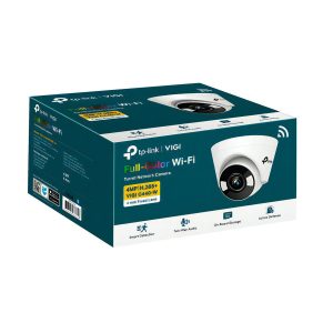 CAMARA IP DE VIGILANCIA WIFI DOMO TP-LINK VIGI C440-W 4MP H.265+, MICRO-SD, AUDIO, COLOR DIA Y NOCHE