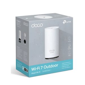 SISTEMA DE EXTENSIÓN WIFI 7 INALAMBRICO MESH BE5000 TP-LINK DECO BE25-OUTDOOR DOBLE BANDA MLO MU-MIMO PUERTOS 2.5GIGABIT POE+ IP65
