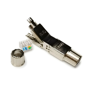 UNION DE CABLES MPTL RJ45 MODULAR PLUG YAOTECH CAT6A BLINDADO