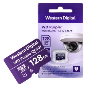 MEMORIA MICRO-SD WESTERN D. WDD128G1P0C-85AEL0 DE 128GB PURPLE