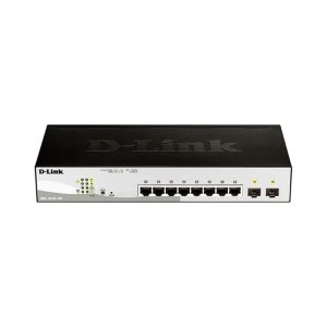 SWITCH D-LINK DGS-1210-10P ADMINISTRABLE L2+ DE 8 PUERTOS GIGABIT PoE 65W + 2 PUERTOS GIGABIT SFP RACKEABLE