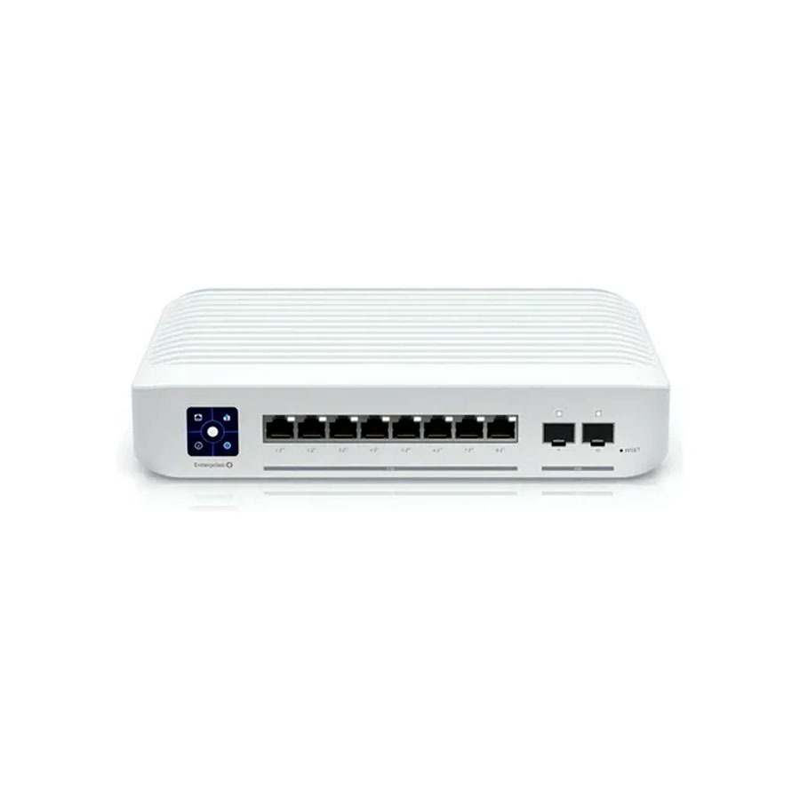 SWITCH UBIQUITI USW-ENTERPRISE-8-POE UNIFI ADMINSITRABLE L3 8 PUERTOS 100/1000/2.5G (POE+) 120W + 2 X 10GIGABIT SFP+