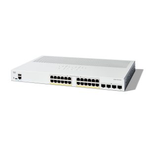 SWITCH CISCO CATALYST C1200-24P-4G-L ADMINISTRABLE L3 DE 24 PUERTOS GIGABIT 10/100/1000 PoE+ 195W + 4 PUERTOS GIGABIT SFP